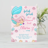 Magisch onder het Zee uitnodigen Kaart (Staand voorkant)