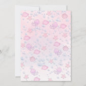 Magisch onder het Zee uitnodigen Kaart (Achterkant)