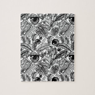 Magisch oog. Symbool van alwetendheid & opperwezen Legpuzzel