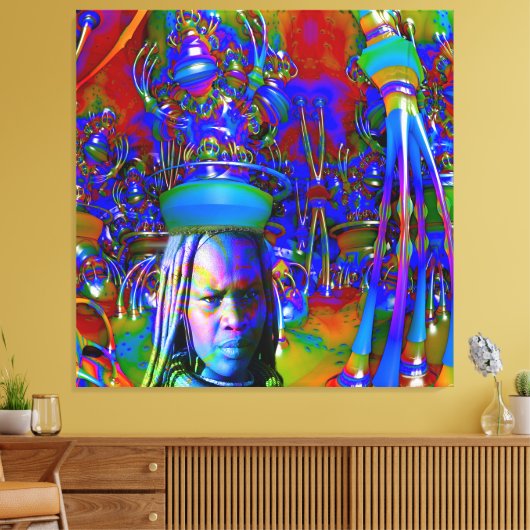 Magisch Pet Canvas Afdruk (Insitu (Woonkamer))