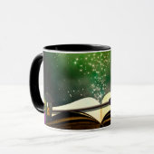 Magisch Pet & Magische Spell Book Whimsical Hallow Mok (Voorkant links)