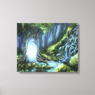 Magisch portaal canvas afdruk