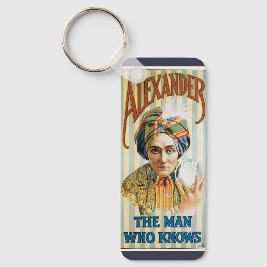 Magisch Poster, Alexander, het Man dat het kent Sleutelhanger (Voorkant)
