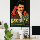Magisch Poster, geweldige Blackstone Magiciër Poster (Thuiskantoor)