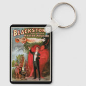 Magisch Poster, geweldige Blackstone Magiciër Sleutelhanger (Achterkant)