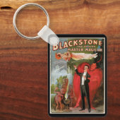 Magisch Poster, geweldige Blackstone Magiciër Sleutelhanger (Voorkant)