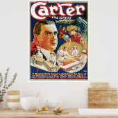  Magisch Poster, Magiciër Carter de Grote Poster (Keuken)