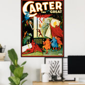  Magisch Poster, Magiciër Carter de Grote Poster (Thuiskantoor)