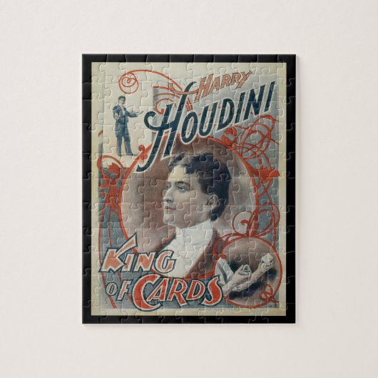  Magisch Poster, Magiciër Harry Houdini Legpuzzel (Verticaal)