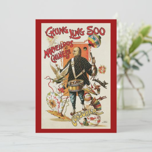 Magisch Poster, Magicisch Chung Ling Soo (Staand voorkant)