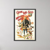 Magisch Poster, Magicisch Chung Ling Soo Canvas Afdruk (Voorkant)