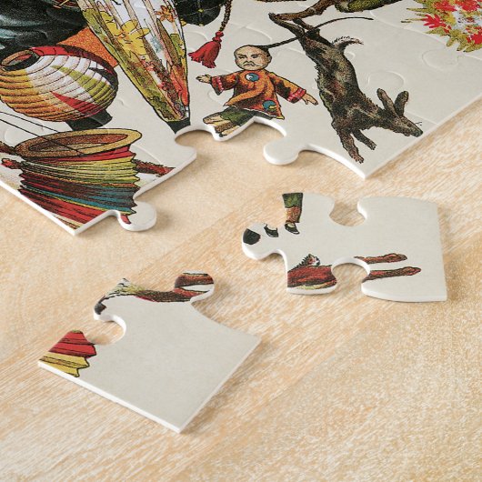 Magisch Poster, Magicisch Chung Ling Soo Legpuzzel (Zijkant)