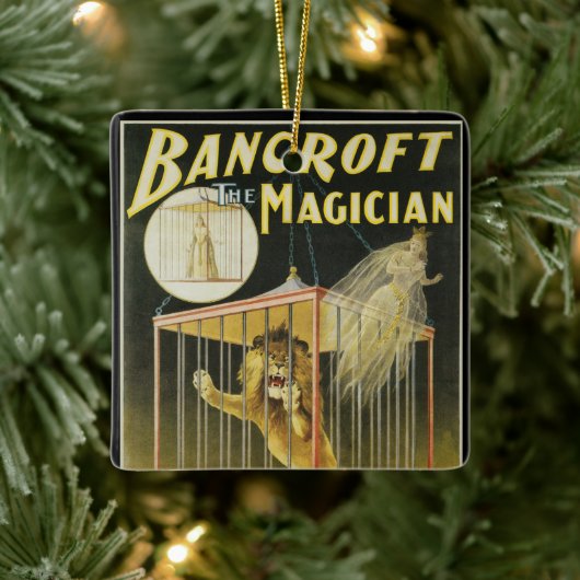 Magisch Poster, Magische Bancroft en Lion Keramisch Ornament (Boom)