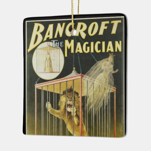 Magisch Poster, Magische Bancroft en Lion Keramisch Ornament (Links)