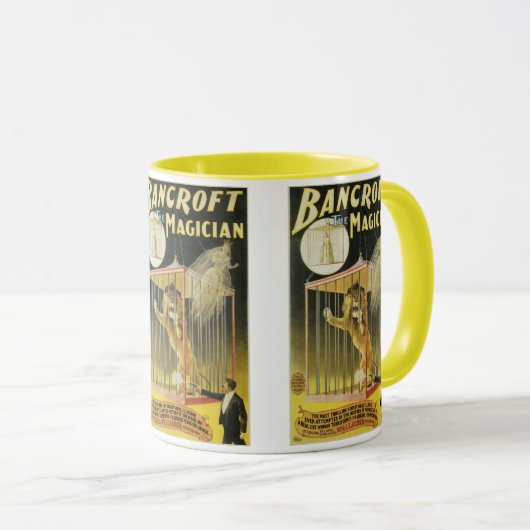 Magisch Poster, Magische Bancroft en Lion Mok (Voorkant rechts)