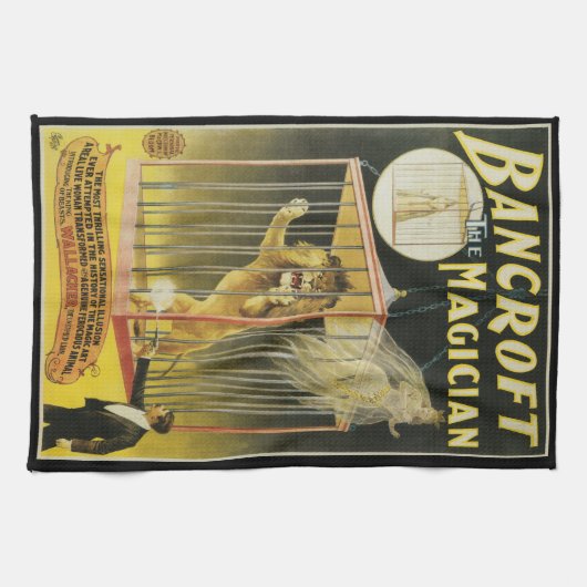  Magisch Poster, Magische Bancroft en Lion Theedoek (Horizontaal)