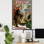  Magisch Poster, Penseel, koning van wizards Poster (Thuiskantoor)