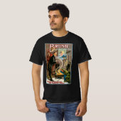 Magisch Poster, Penseel, koning van wizards T-shirt (Voorkant volledig)