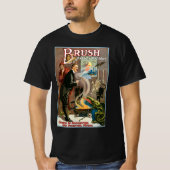 Magisch Poster, Penseel, koning van wizards T-shirt (Voorkant)