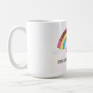 Magisch regenboog eenhoorn ontwerp voor mok