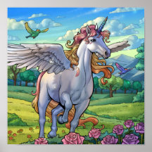 Magisch Regenboog Eenhoorn Pegasus Sprookjes Konin