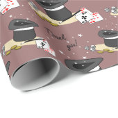 Magisch Show Dank u! Red Cadeaupapier (Rol Hoek)