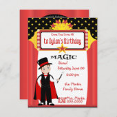 Magisch Show Kaart (Voorkant / Achterkant)