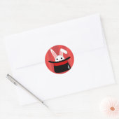 Magisch Show Ronde Sticker (Envelop)