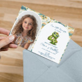 Magisch sprookje 4e verjaardagsfeestje kaart