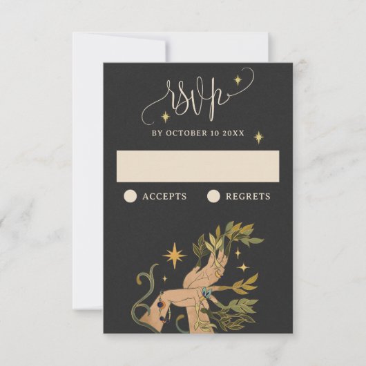 Magisch Sprookje RSVP Kaartje (Voorkant)