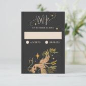 Magisch Sprookje RSVP Kaartje (Staand voorkant)