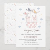 Magisch team | verjaardagsuitnodiging kaart (Voorkant / Achterkant)