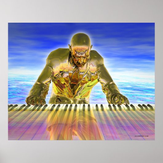 Magisch toetsenbord poster (Voorkant)