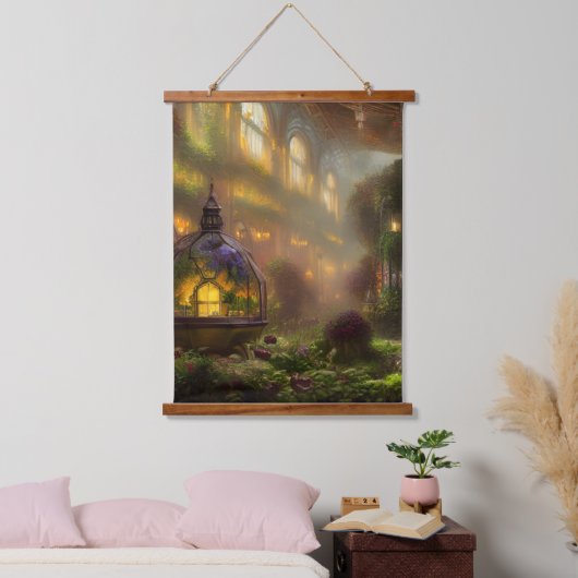 Magisch trium hangend wandkleed (Slaapkamer)