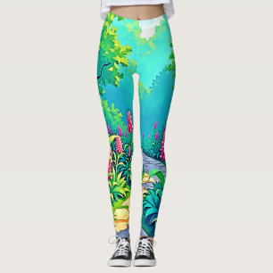 Magisch tuinpad ontwerp leggings