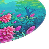 Magisch tuinpad ontwerp snijplank (Hoek)