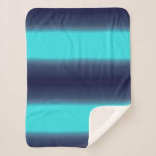 Magisch Turquoise Blauw Golf Plaid Sherpa Deken