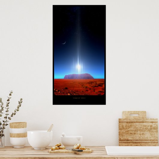 magisch Uluru Poster (Keuken)