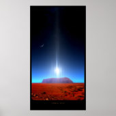 magisch Uluru Poster (Voorkant)