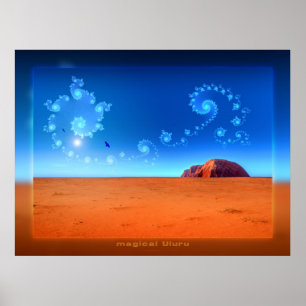 magisch Uluru Poster