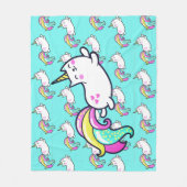 Magisch unicatpatroon - fleece deken (Voorkant)