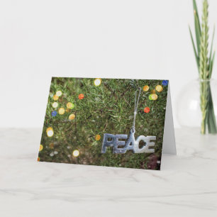 Magisch van de Kerstkaart van de Vrede Feestdagen Kaart