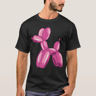 Magisch verjaardagsballon dier hond meisje t-shirt
