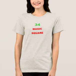 Magisch Vierkant Dames T-Shirt