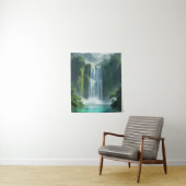 Magisch watervallandschap wandkleed (In situ)