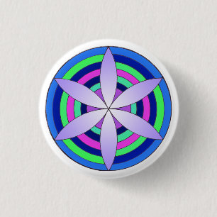 Magisch zaad ronde button 3,2 cm