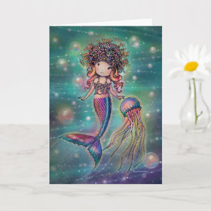 Magisch Zee Schattigee Fantasy Art door Molly Harr Kaart