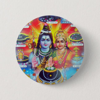 MAGISCHE AANDELEN VAN HINDUISME RONDE BUTTON 5,7 CM