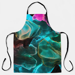 Magische achtergrond. Handverf. Flow Creativiteit Schort