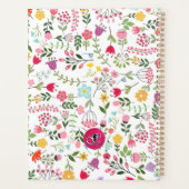 Magische AF Glitter Eenhoorn met Flower Crown Planner (Achterkant)